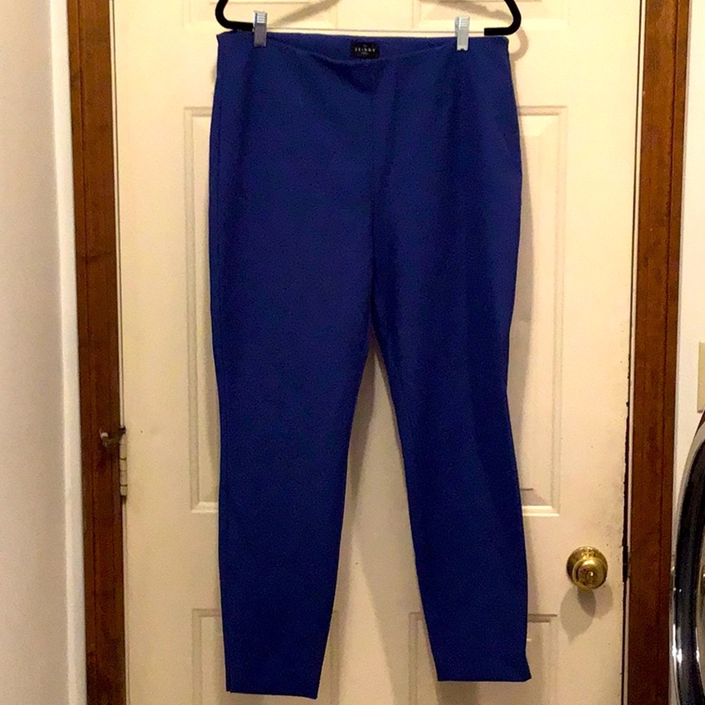 WHBM royal blue, skinny ankle dress pants. Sz. 14